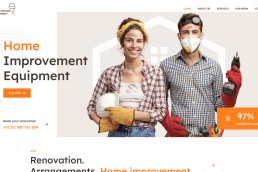 Home improvement services website developers