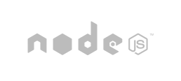 NodeJS Gray logo