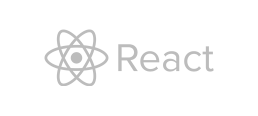 react gray logo
