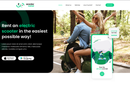 Scooter rental app and website developers
