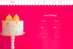 Sweets and bakery website developers